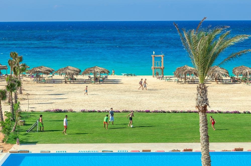 Caesar Bay near Ogami Water Chalets Ras El Hekma luxury beachfront destination on Egypt's North Coast.